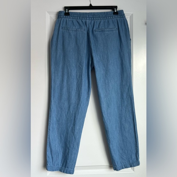 NWOT • Old Navy Chambray Tie-Waist Crop • Women’s Small - Picture 5 of 14